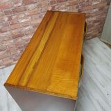 Refurbished neat retro chest of drawers, vintage, Poland, 60s