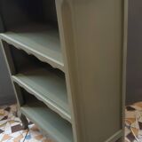 Bibus bookcase wood and khaki green