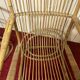 Pair of vintage rattan armchairs, Italy 1950