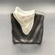 Sculptural vintage vase Eschenbach Bavaria – black and white porcelain