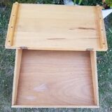 Children's desk with crossed legs