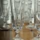 Lot 6 flûtes à champagne en cristal