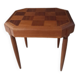 Ancienne table marqueterie d'appoint ou jeux