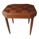 Old marquetry side table or games
