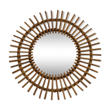Sun mirror rattan from the 60s/70s