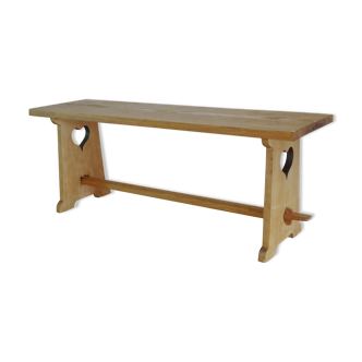 Banc en bois ancien bar