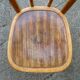 Chaise de bistrot Japy N°56,1925 assise bois