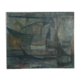 Cubist seascape