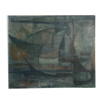 Cubist seascape