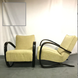 Pair of h-269 armchairs by Jindrich Halabala