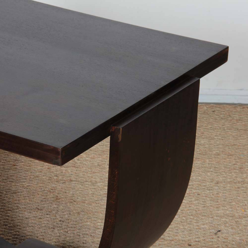 Oak side table Art Deco, French work 1930-1940