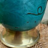 Cloisonné and enamelled champagne bucket with grapes