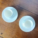 Set of 2 egg cups, Copenhagen decor