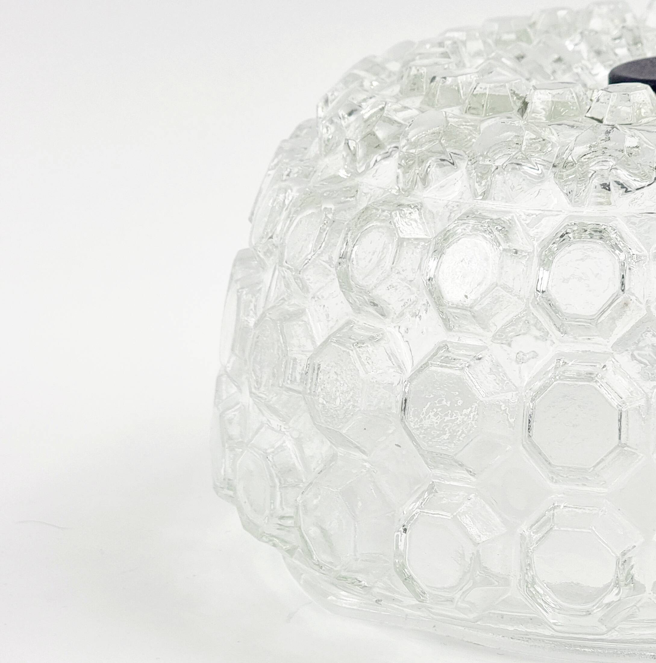 Mid-Century Bubble Glass Flush Mount/Ceiling Light from Limburg, Germany, 1960s