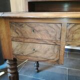 Louis Philippe 19th-century walnut desk Louis Philippe