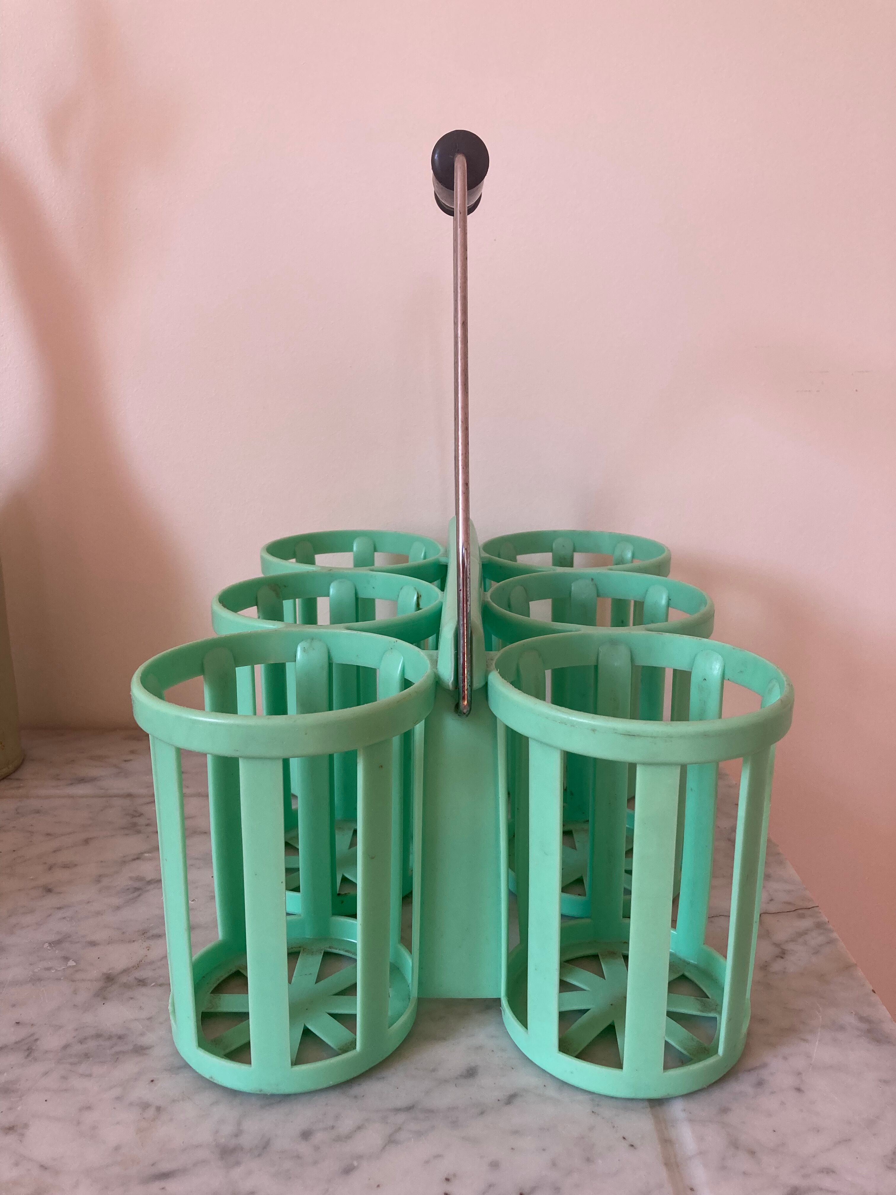 Bottle holder 1960 signed Pola