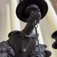 Pair of large bronze candelabras in the Antique style, circa 1880
