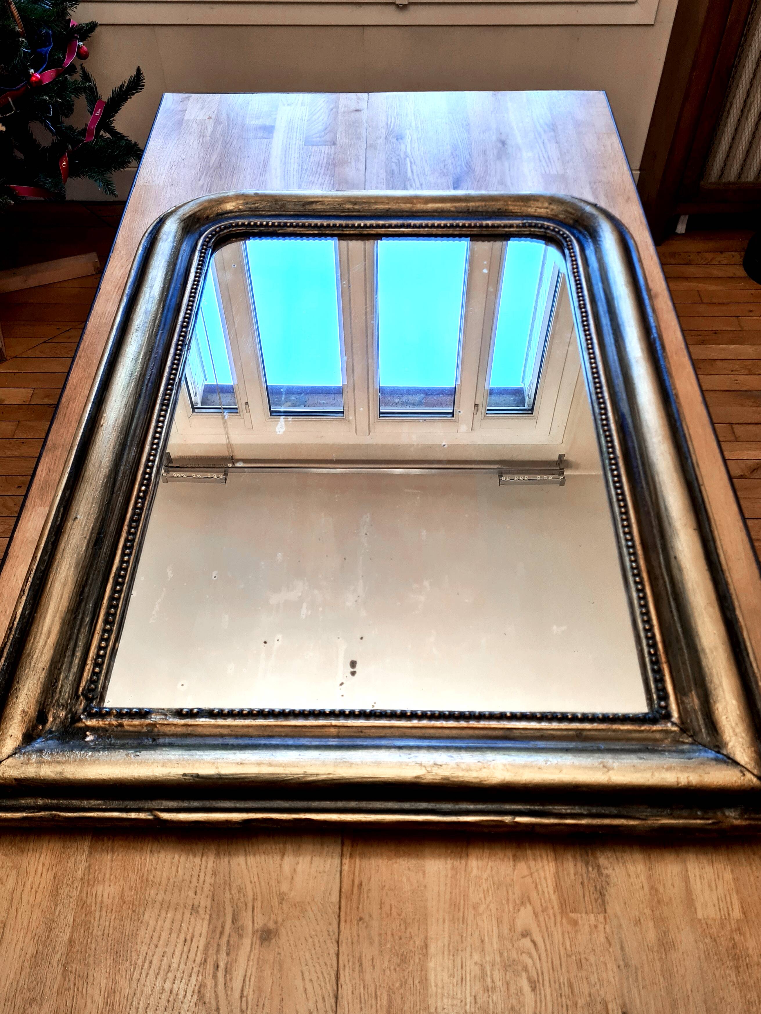 Antique Louis-Philippe mirror "Léonard"