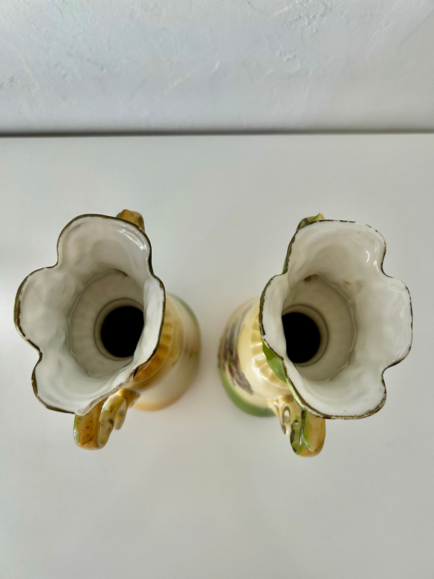 Paire de vases anciens Art Nouveau -Robert Hanke ( Autriche)