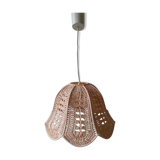 Lustre pink braided raffia hanging