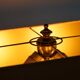 Lampe d'ambiance rose des sables 70's deco