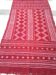 Kilim red and white in pure wool hand made 100 x 200cm