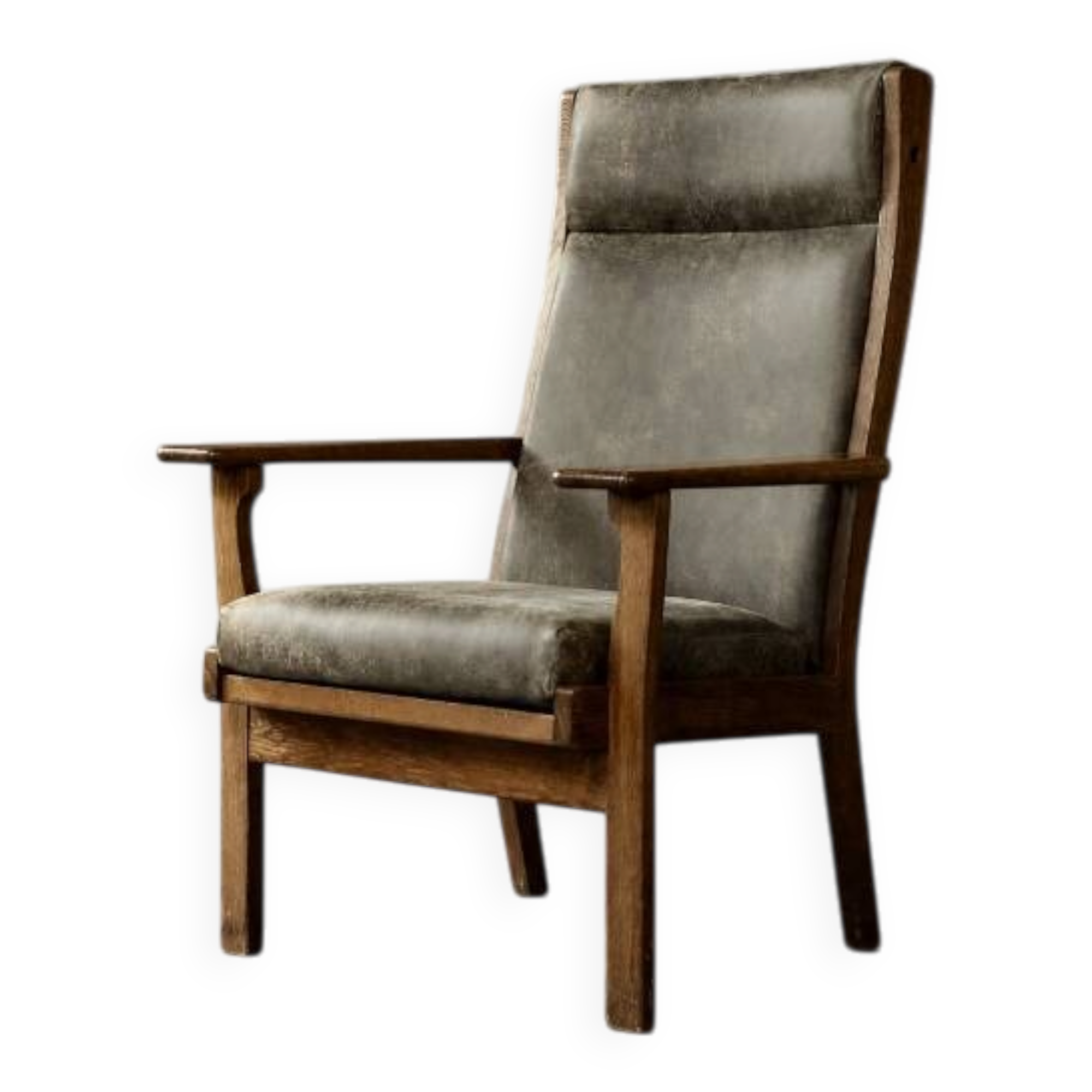 Fauteuil danois  modèle GE-181-A par Hans J. Wegner, 1950