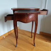 Nightstand with writing desk in Louis XV style.