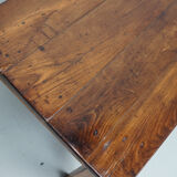 Rustic oak coffee table french 19th century farmhouse
