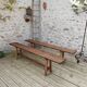 Pair of oak benches