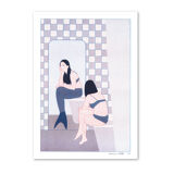Affiche illustration, risographie A4, édition limitée