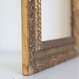 Old frame with gilded moldings