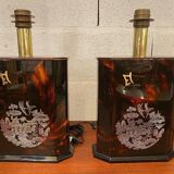 Pair of table lamps Éric Maville, Circa 70