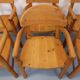 Set of 6 vintage Scandinavian armchairs by Rainer Daumiller in pine from the 1960s.