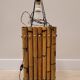 Natural bamboo lamp, 70's – Italia
