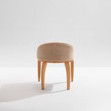 André Arbus chaise de coiffeuse en sycomore velours de mohair 1934