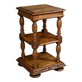 Petite Table de Salon en Noyer massif, style Louis-Philippe – Fin XIXe