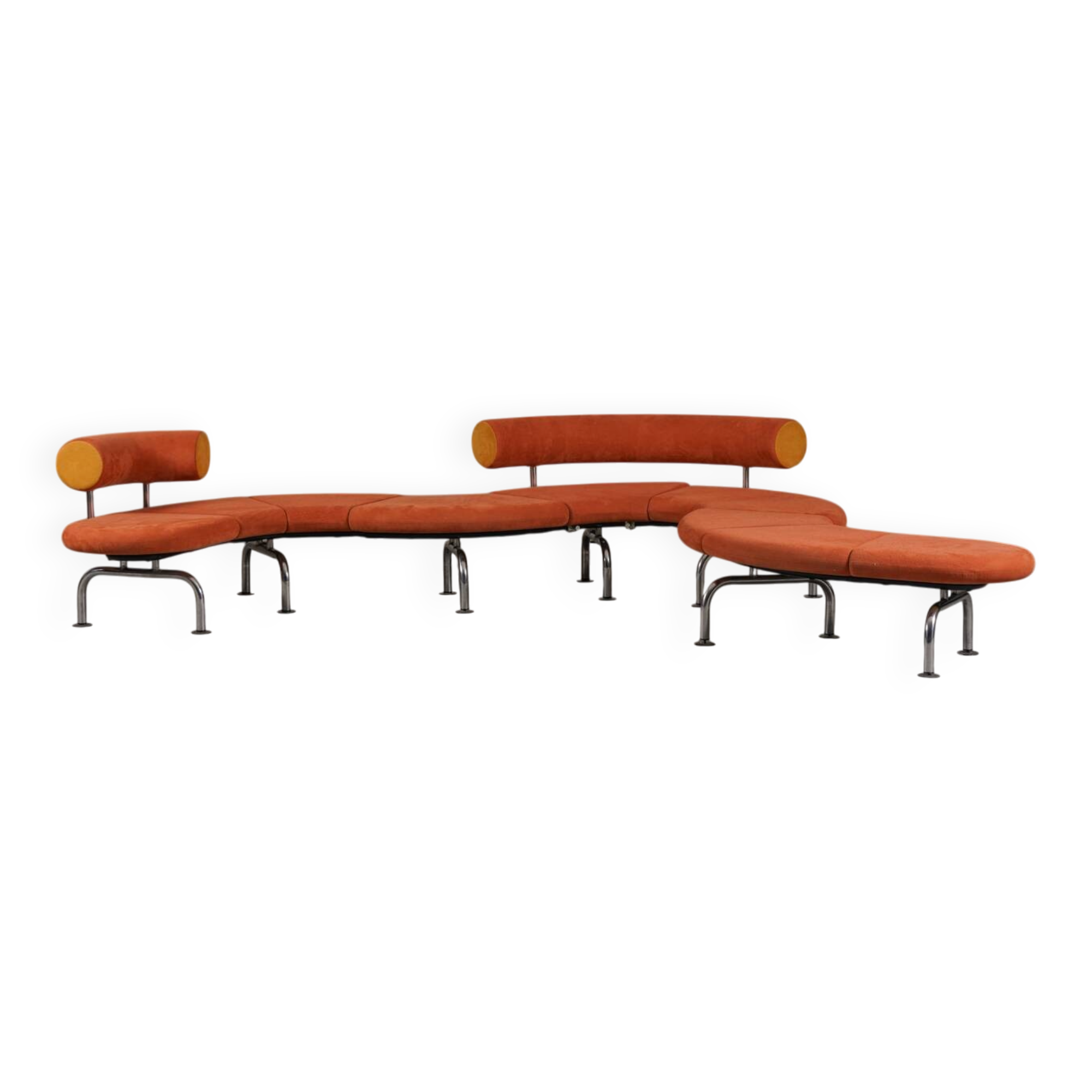 Vintage Pipeline Sofa by Erik Jorgensen, Denmark 1980s