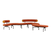 Canapé Vintage Pipeline par Erik Jorgensen, Danemark années 1980