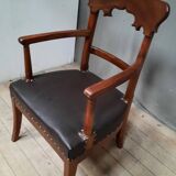 Mahogany armchair