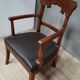 Fauteuil de bureau en acajou