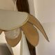 Vintage flower petal suspension
