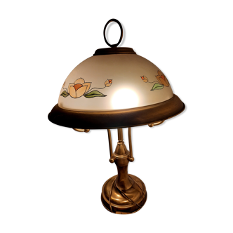 Lampe de chevet vintage fleur