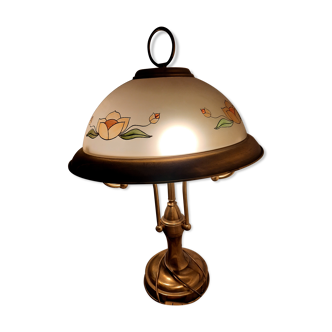 Vintage flower bedside lamp