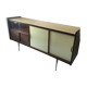 Yellow formica sideboard
