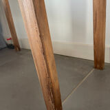 Rectangular wooden desk table