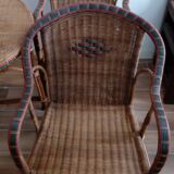 Rattan wicker garden salon rattan year 60