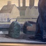 Oil on canvas by Berger