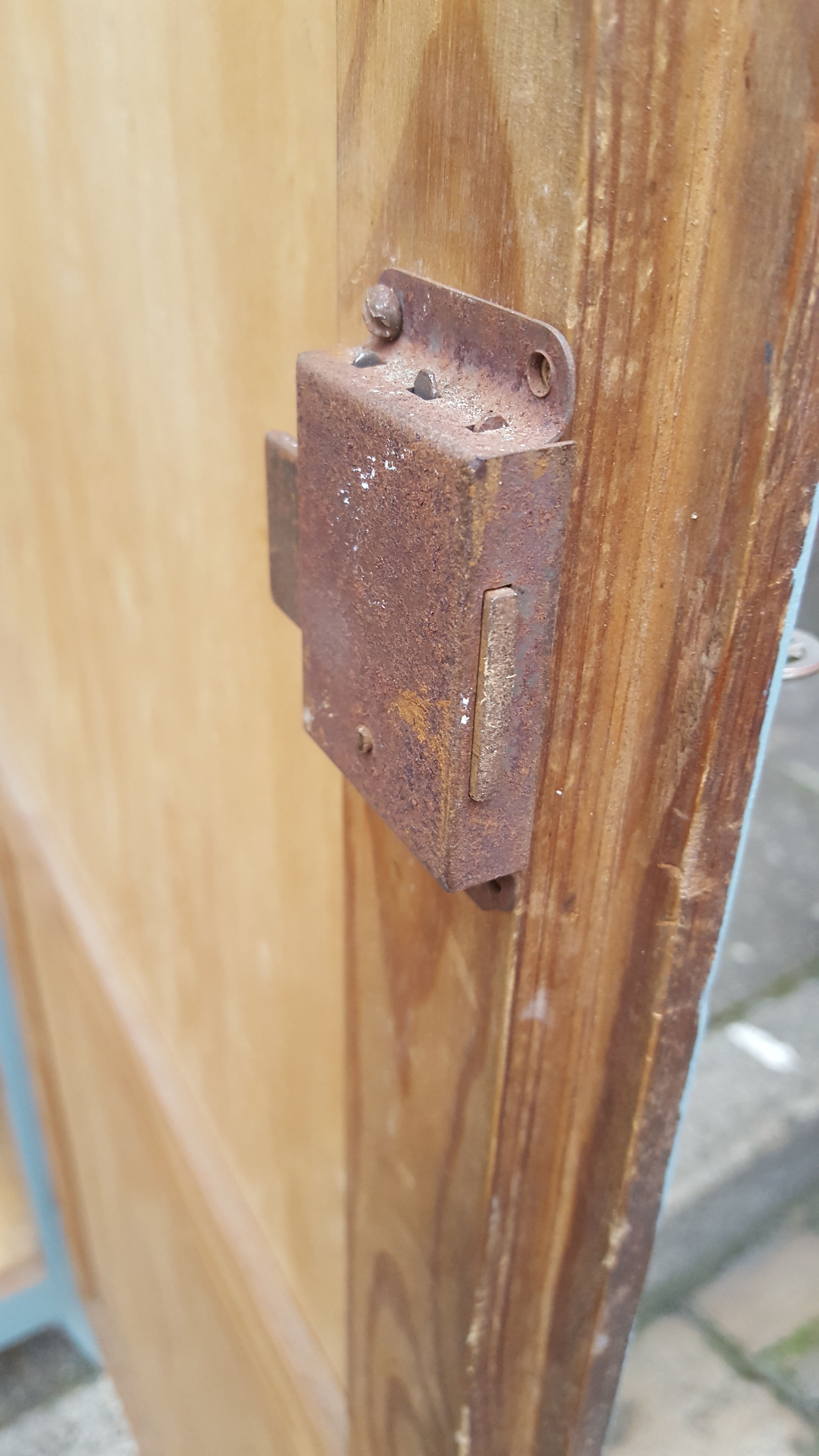 Cabinet typical of paris blue grey