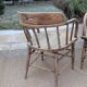 Pair of English captain's armchairs
